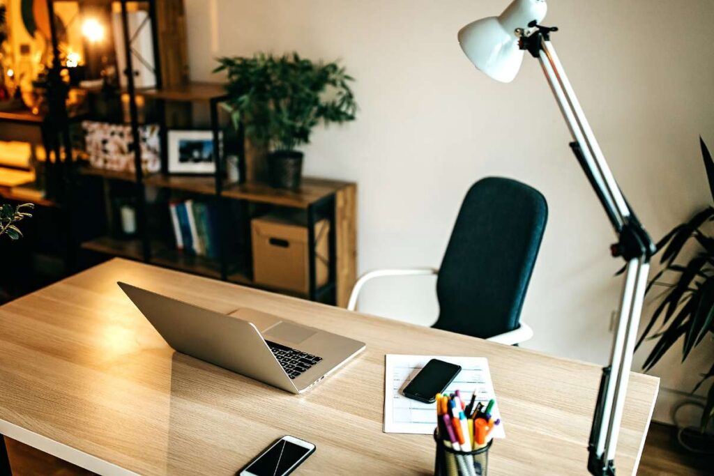 organized modern desk